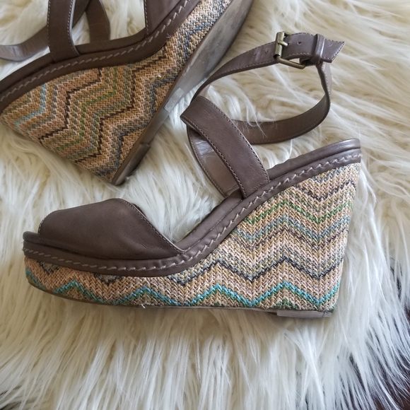 Wedge Lulu Townsend Sandals Size 9.5 9 1/2 - Picture 3 of 16